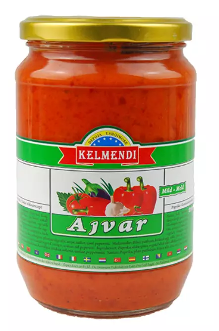 Kelmendi Ajvar Paprika Mild/ Paprikatahna Mieto 720g CAM - Tomaatti- ja paprikasäilykkeet - 3322 - 1