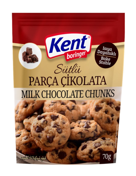 KentBor Milk Chocolate Chunk/ Valkosuklaapala 70g - Vanukkaat ja jälkiruoka-ainekset - 20392 - 1