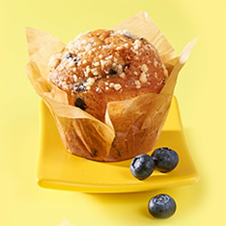 Les Delices Frozen Blueberry Muffin/ Mustikkamuffinssi 20*75g - Pakastemakeiset ja -jälkiruoat - 16732 - 1