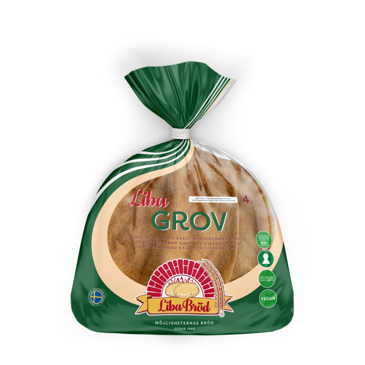 Liba Grov ohutleipä 340g PAKASTETTU - Suolaiset leivonnaiset - 16752 - 1
