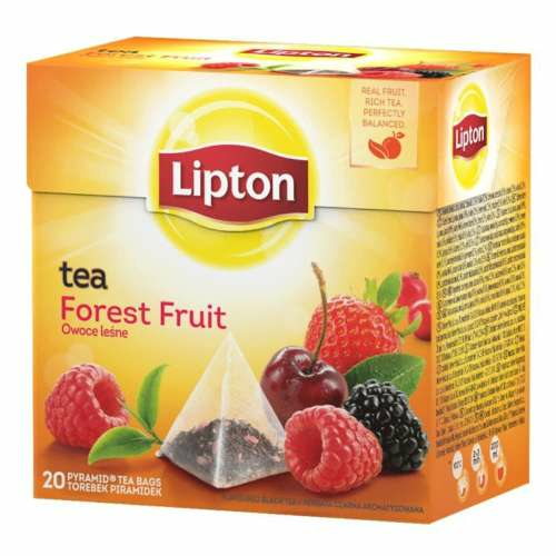 Lipton Black Tea Forest Fruit Pyramidi Musta tee 20ps 36g - Musta tee - 13542 - 1