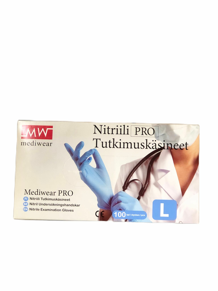 LMW Mediwear Suojahanskat L 100kpl - Siivousvälineet ja tarvikkeet - 16812 - 1