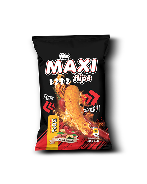 Mr Maxi Chilli Peanuts Sipsi 35g - Sipsit - 17472 - 1