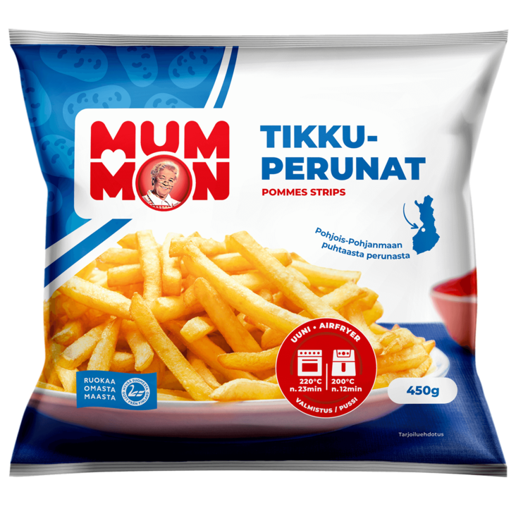 Mummon Tikkuperunat 450g - Pakasteperunat - 19742 - 1