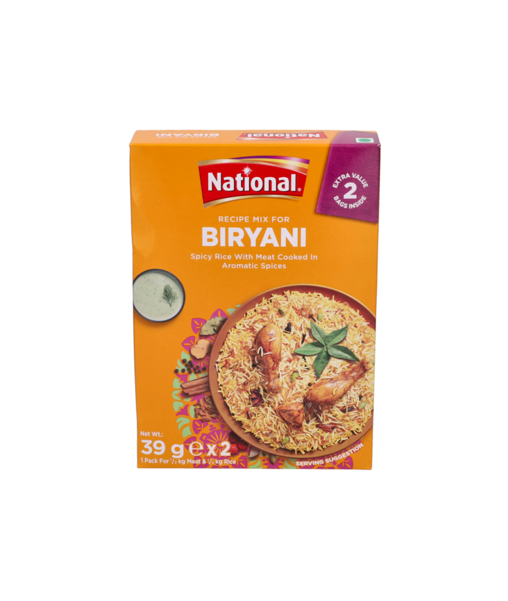 National Spice Mix for Biryani/ Mausteseos 78g - Maustesekoitukset - 4002 - 1