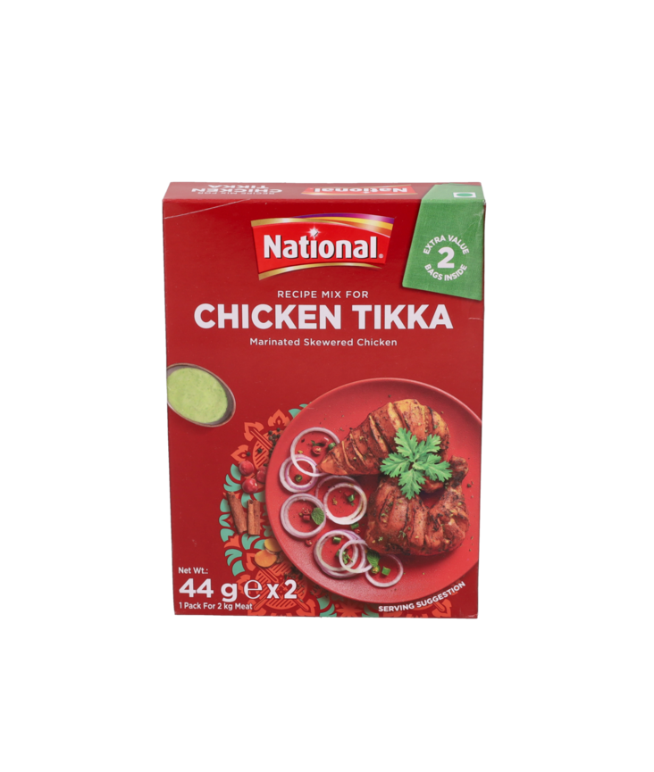 National Spice Mix for Chicken Tikka/ Kanan Tikka Mausteseos 88g - Maustesekoitukset - 3992 - 1