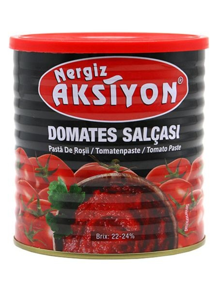 Nergiz Aksiyon Domates Salcasi 22-24%/ Tomaattitpyree 800g - Tomaatti- ja paprikasäilykkeet - 18442 - 1
