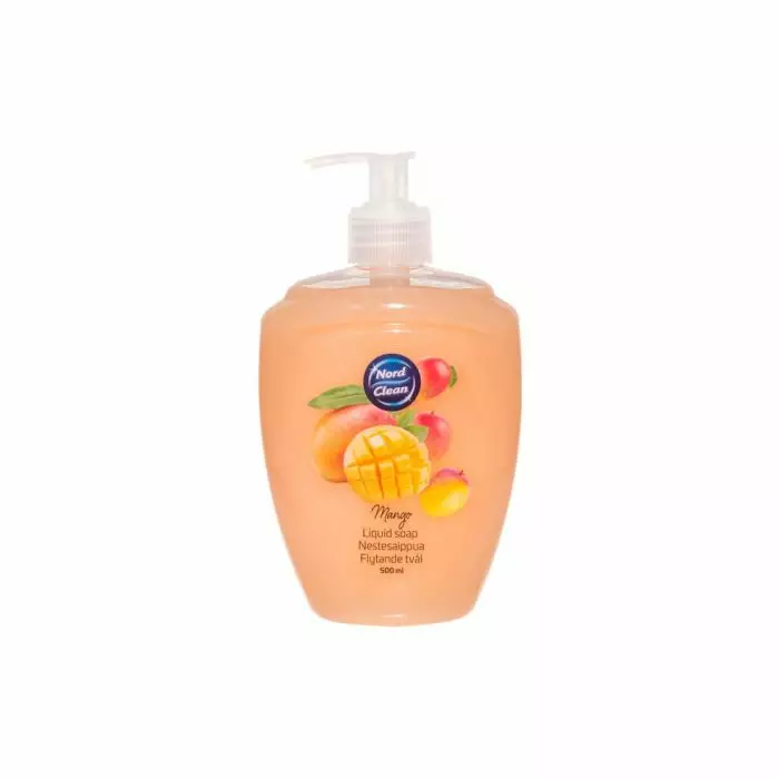 Nord Clean Nestesaippua Mango 500ml - Saippuat ja suihkugeelit - 14332 - 1