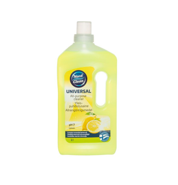 Nord Clean Yleispuhdistusaine sitruuna 1L - Yleispuhdistusaineet - 16462 - 1