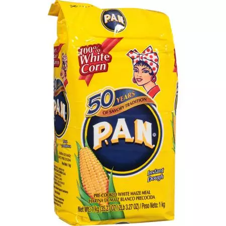 PAN (Harina) Valkoinen Maissijauho 1kg Gluten Free - Maissijauho - 4192 - 1