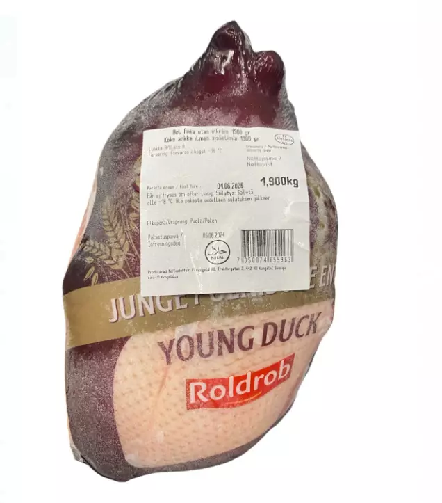 Roldrob Whole duck Ankka 1,9kg - Kalkkuna ja ankka pakasteet - 15542 - 1