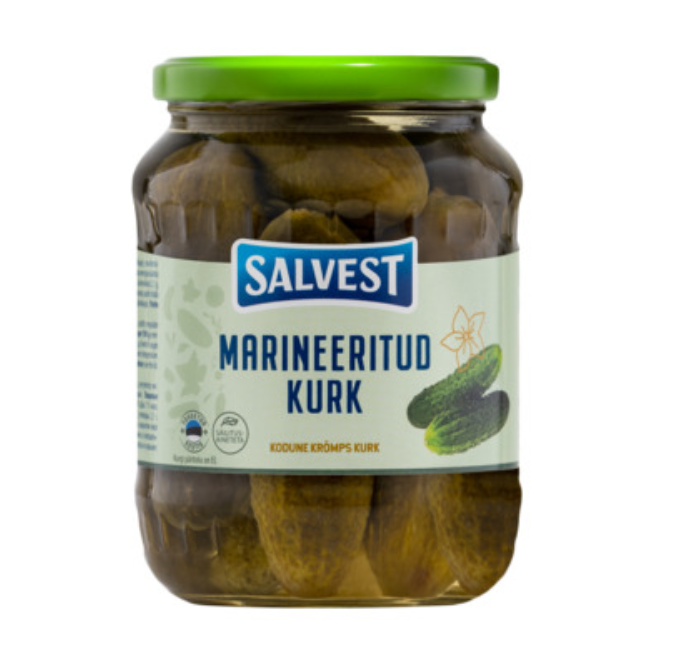 Salvest Marinated Cucumbers/ Suolakurkku 675g CAM - Kurkkusäilykkeet - 19832 - 1