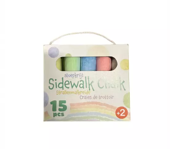 Sidewalk Chalk Liittu 15kpl 064439 - Lelut - 12952 - 1