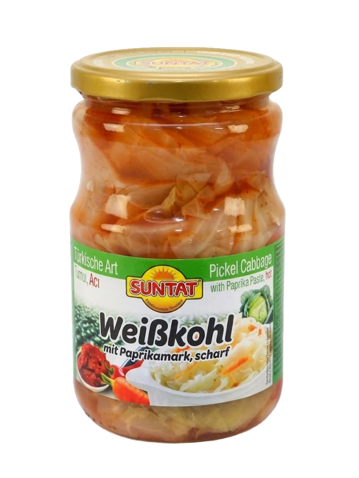 Suntat Lahana Tursu / Valkokaali paprikalla 660ml CAM - Vihannessäilykkeet - 20682 - 1