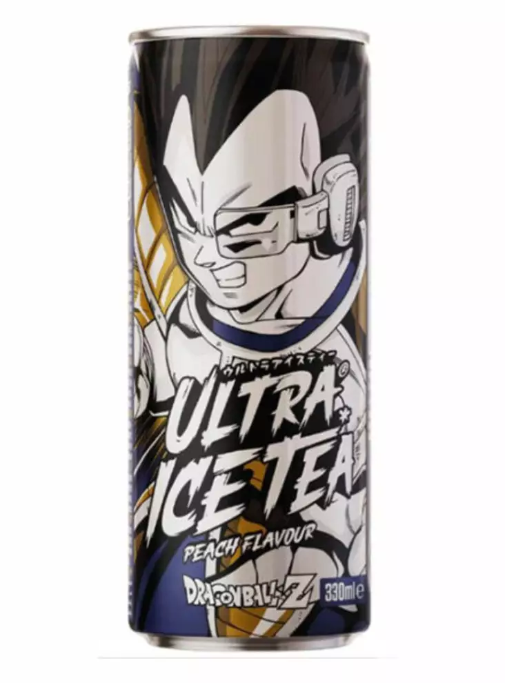 Ultra Ice Tea Peach Flavour DragonBallZ Vegeta 330ml - Limonadit ja virvoitusjuomat - 15062 - 1