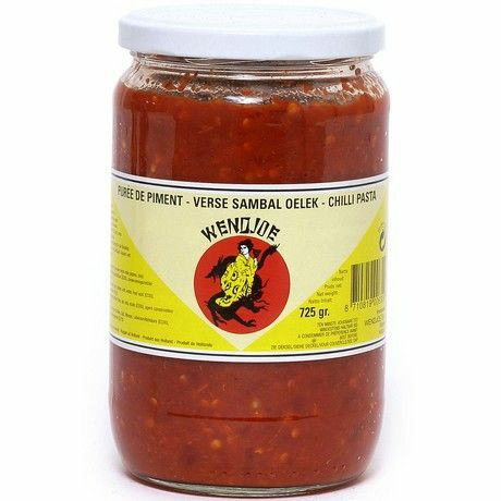 Wendjoe Sambal Oelek / Chilli Tahna 725g CAM - Chili-kastikkeet - 5092 - 1