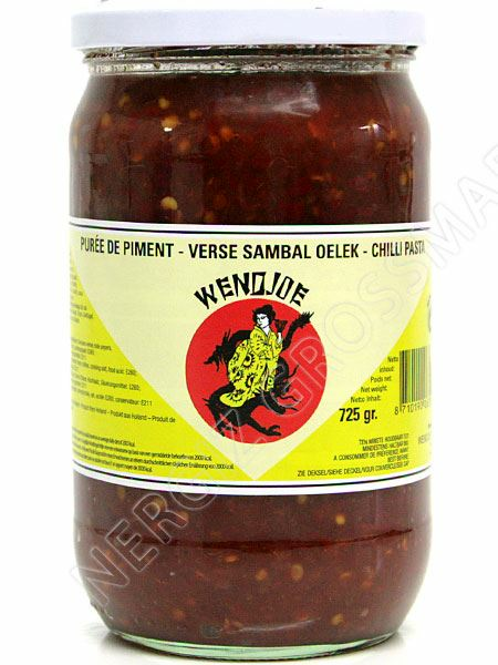 Wendjoe Sambal Oelek / Chilli Pasta 725g CAM - Chili-kastikkeet - 5092 - 1
