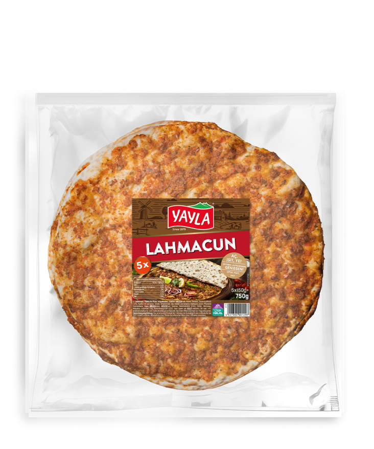Yayla Turkish Lahmacun Pizza 24cm 5x150g - Valmisruokasäilykkeet - 16412 - 1