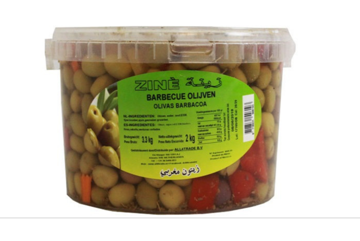 Zine Olives BBQ / Oliivi 1,85kg PET - Oliivisäilykkeet - 9162 - 1