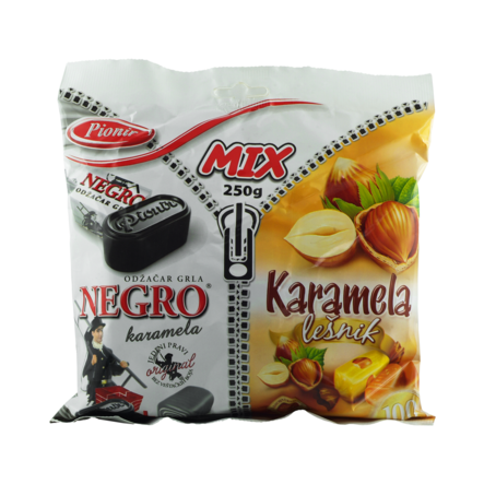 Pionir Negro Mix Karkkipussi 250g - Irtomakeiset - 20103 - 1