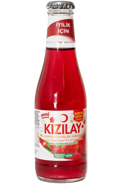 Kizilay Berry Hibiscus/ Kivennäisvesi Marja-Hibiskus 200ml - Kivennäis- ja lähdevedet - 20183 - 1