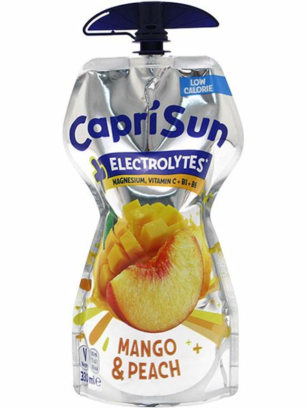 Capri Sun Mango ja Persikka + Elektrolyytit Mehujuoma 330ml - Mehut ja nektarit - 20993 - 1