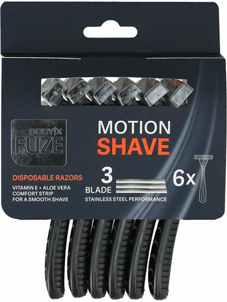 Body-X Fuze Triple Blades Sheiveri 6pcs - Hygieniatarvikkeet - 21513 - 1