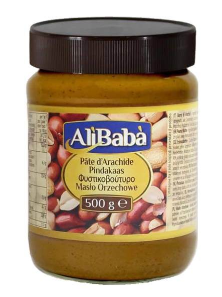 Alibaba Peanut Butter/ Maapähkinälevite 500g - Makeat levitteet ja pähkinälevitteet - 20443 - 1