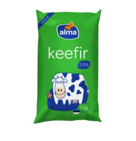 Alma Piimä 2,5% 1kg - Maidot - 19803 - 1
