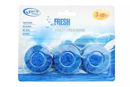 Fresh Ocean Toilet Freshener 3x50gr - Kylpyhuoneen ja wc:n puhdistusaineet - 13063 - 1