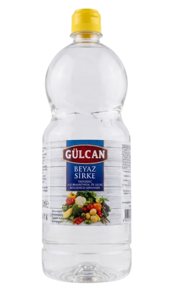 Gulcan Beyaz Sirkesi / Valkoviinietikka 1L PET - Etikat - 19923 - 1