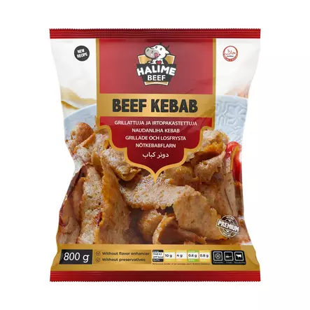 Halime Beef Kebab / Naudanliha Kebab 800g - Nauta pakasteet - 9683 - 1