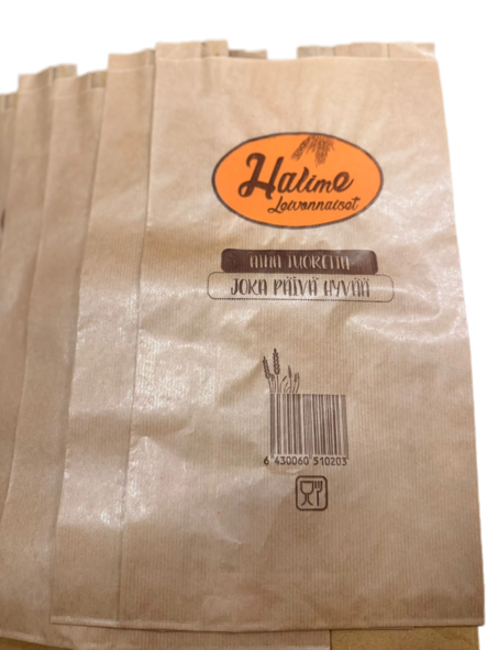 Halime Leivonnaiset Paperipussi 1000psc - Pussit, kelmut ja foliot - 18643 - 1