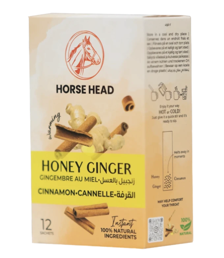Horse Head Honey Ginger&Cinnamon Tea / Teepussi 12x8g - Kaneli ja kardemumma tee - 19973 - 1