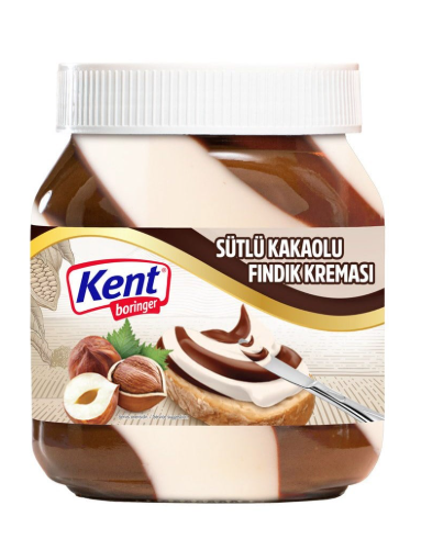 KentBor Cocoa Hazenut with Milky Cream/ Kaakao-Hasselpähkinä levite 350g - Makeat levitteet ja pähkinälevitteet - 20393 - 1