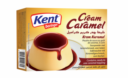 KentBor Cream Caramel Kastikejauhe 71g - Vanukkaat ja jälkiruoka-ainekset - 18903 - 1