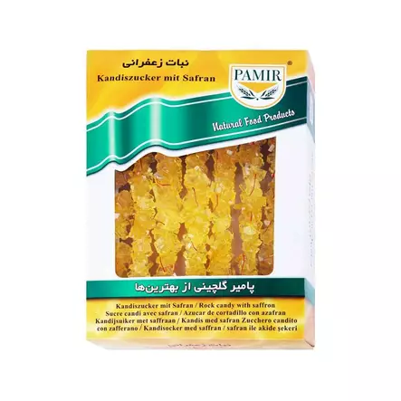 Pamir Kandiszucker / Sokeri karkki safranilla 320g - Irtomakeiset - 8433 - 1