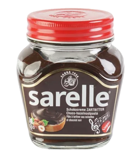 Sarelle Bitter Findik Ezmesi/ Tumma suklaa-hasselpähkinälevite 350g CAM - Makeat levitteet ja pähkinälevitteet - 4503 - 1