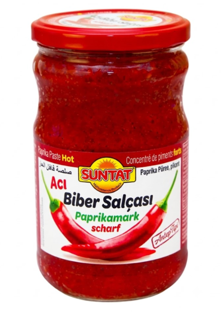 Suntat Antep Biber Salcasi Aci / Paprikatahna tulinen 660ml CAM - Tomaatti- ja paprikasäilykkeet - 20683 - 1