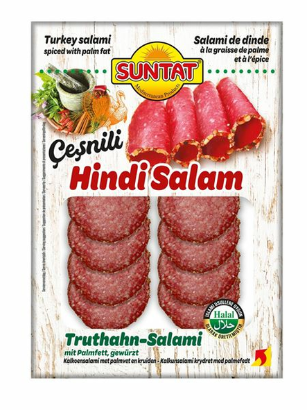 Suntat Cesnili Hindi Salam / Maustettu kalkkunaleike 80g - Kalkkuna leikkeleet ja makkarat - 20043 - 1