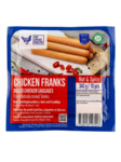 Top Choice Poultry Chicken Franks Hot&Spicy / Mausteinen kananakki 340g - Nakki pakasteet - 19263 - 1