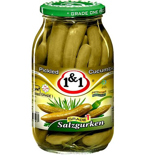 1&1 Pickled Cucumbers / Marinoitu Kurkku 1,5kg CAM - Kurkkusäilykkeet - 33 - 1
