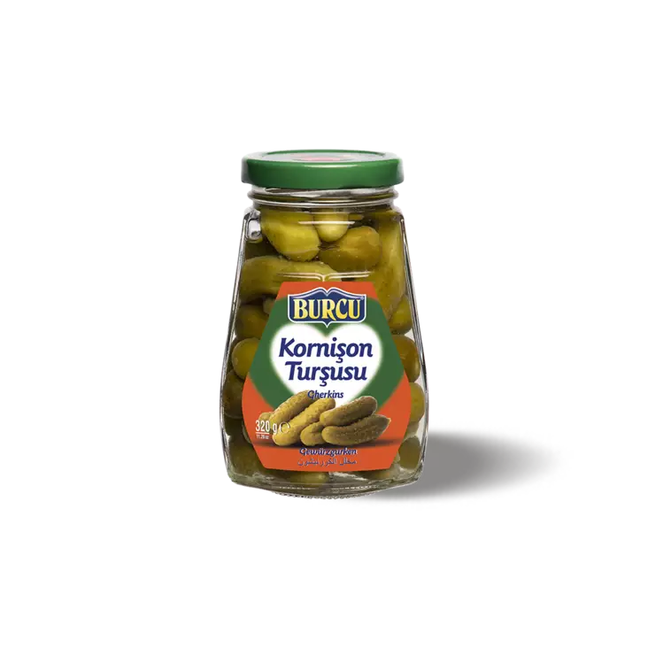 Burcu Kornison Tursusu / Pienet maustekurkut 320/160g CAM - Kurkkusäilykkeet - 1113 - 1