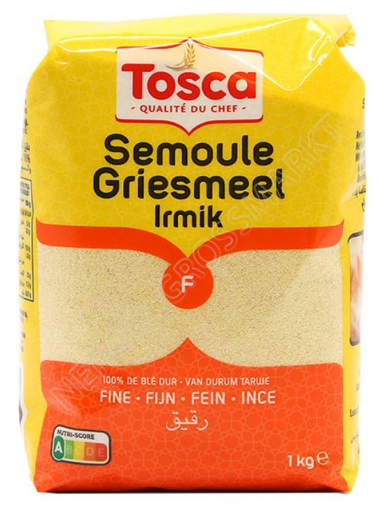 TOSCA Semoule Irmik FINE 1KG - Vehnät - 16493 - 1