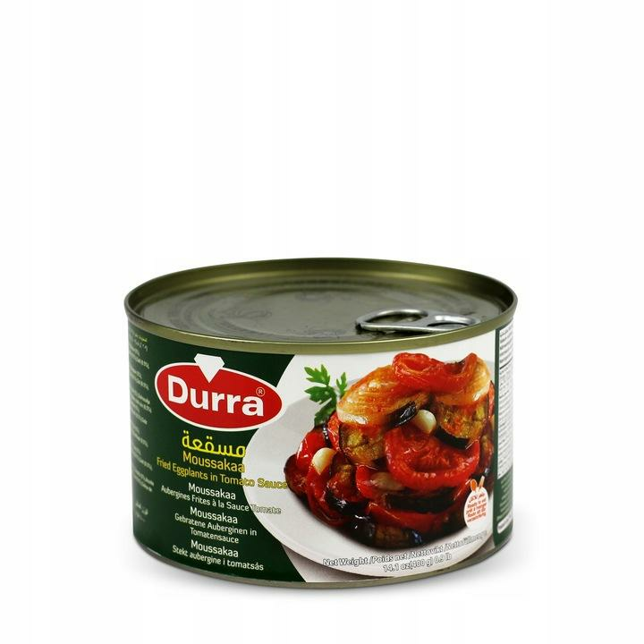 Durra Moussaka/ Paistettu Munakoiso Tomaattikastikkeella 400g - Vihannessäilykkeet - 16803 - 1