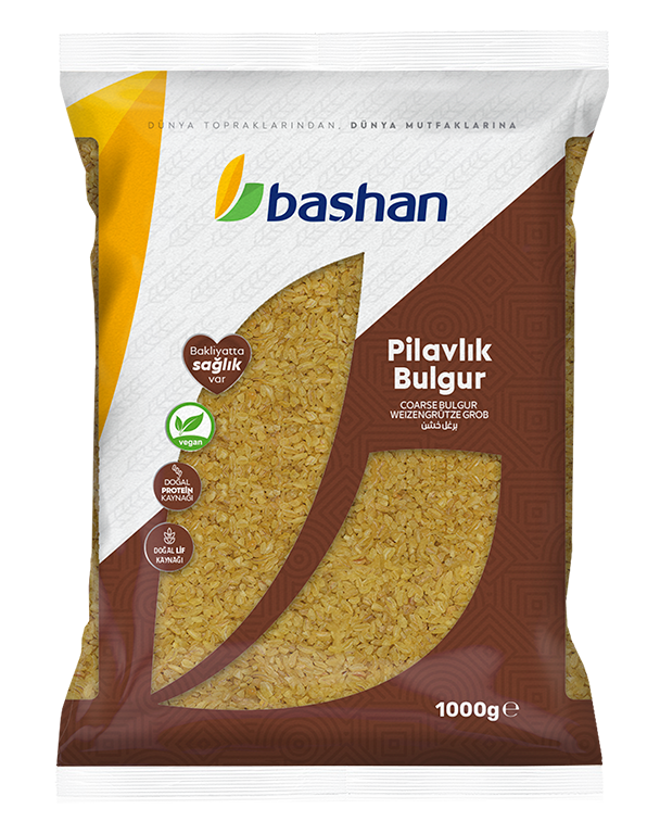 Bashan Pilavlik Bulgur / Karkea Bulgur 1kg - Bulgur - 18263 - 1
