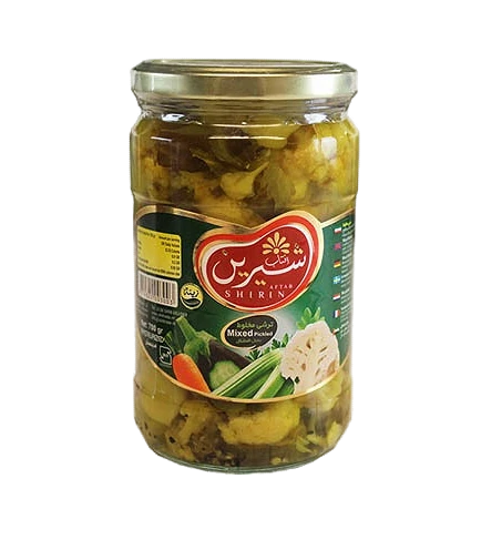 Aftab Shirin Green Mix Pickle/ Marinoidut vihannekset 680g CAM - Vihannessäilykkeet - 19133 - 1