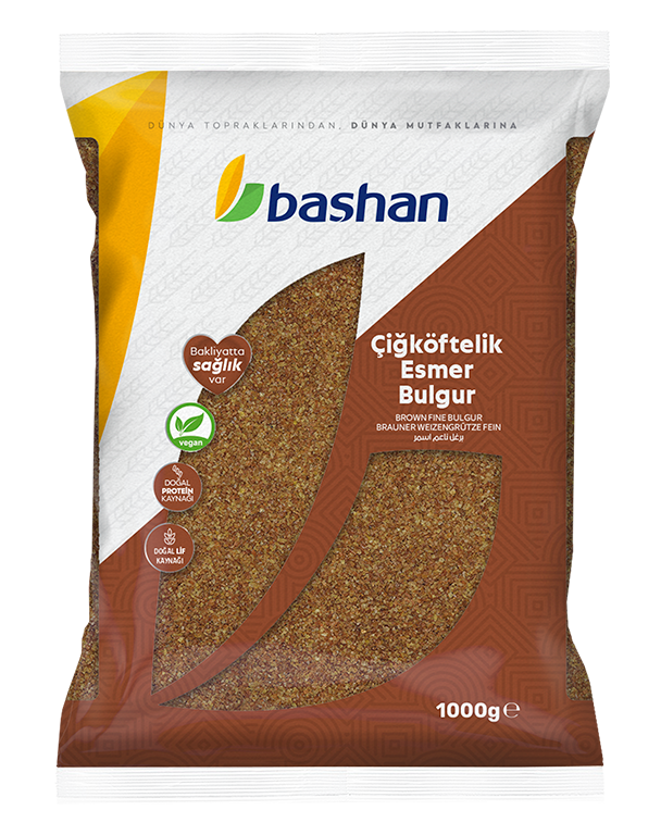 Bashan Cigkörtelik Esmer Bulgur / Ruskea Hienonnettu Bulgur 1kg - Bulgur - 19763 - 1