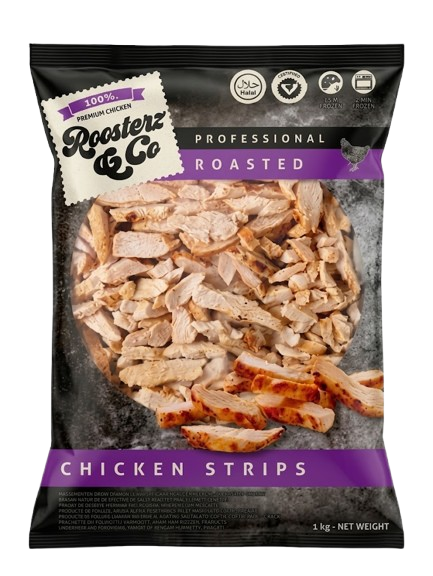 Roosters&Co Chicken Chicken Strips / Kanan suikaleet 12mm 2,5kg - Kana pakasteet - 21343 - 1
