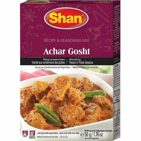 Shan Achar Gosht Mausteseos 50g - Maustesekoitukset - 4563 - 1
